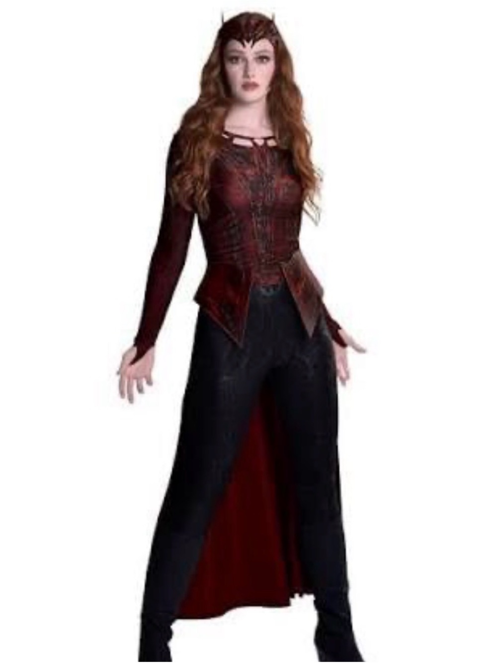 Marvel Women's SCARLET WITCH Dr Strange Multiverse Halloween Costume M (6-8) NIP